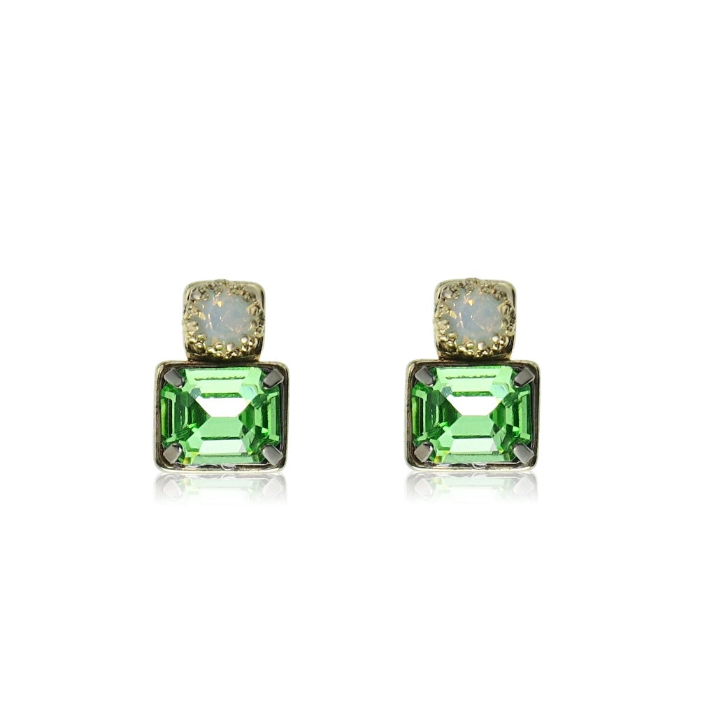Heatwave Earring- Green/Opal Earring